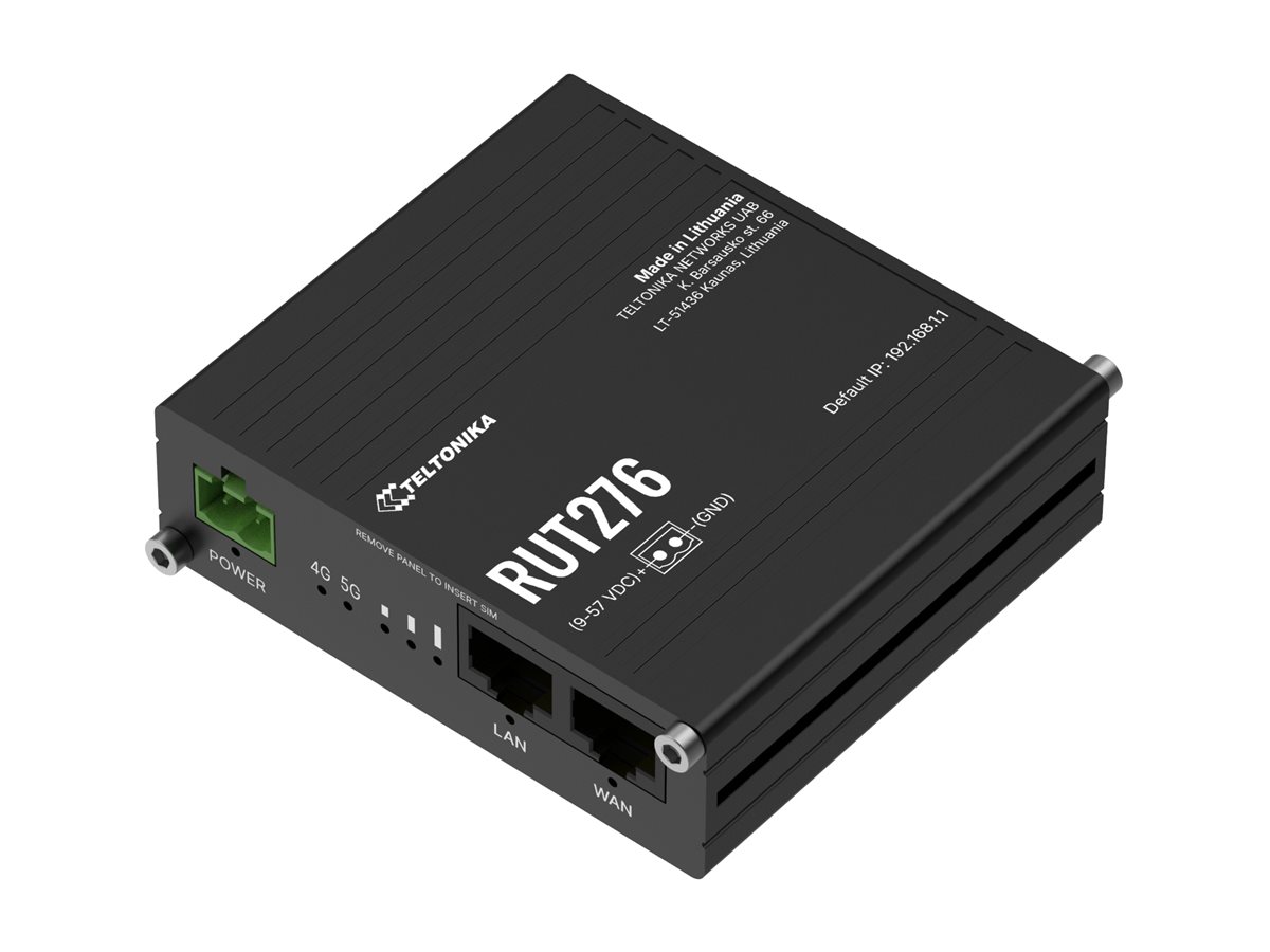 Teltonika RUT276 5G WLAN-Router Schwarz