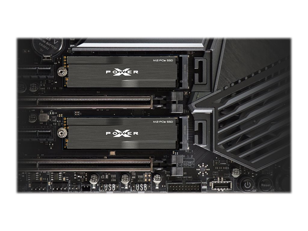 Silicon Power XD80 SSD 512 GB M.2 2280 PCIe 3.0 x4 NVMe mit Kühlkörper