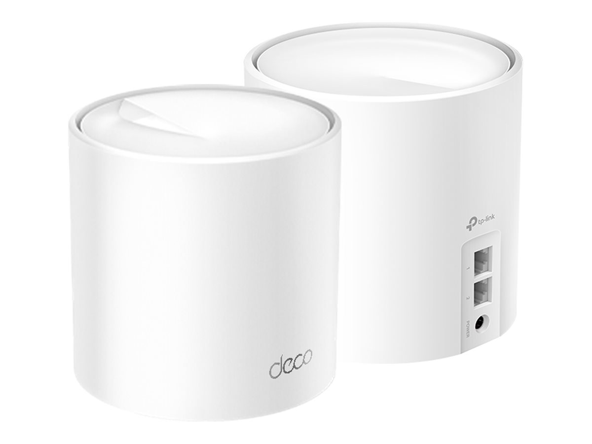 TP-Link Deco X10 V1 WLAN-Mesh-System (2 Router) Wi-Fi 6 Dual-Band 1500 Mbit/s Weiß