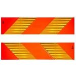 IWH 97609 Heckwarntafel Halbmarkierungen refl. Zugm. 565x130mm ECE 70.01 2 St (97609)