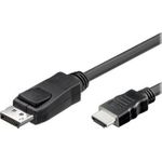 Konverterkabel DisplayPort 1.1 auf HDMI, schwarz, 1 m Hersteller: Techly (ICOC-DSP-H-010)