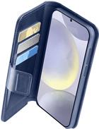 Cellularline Book Agenda 2 Case für Samsung S25 Ultra Blue (BOOKAG2GALS25UB)