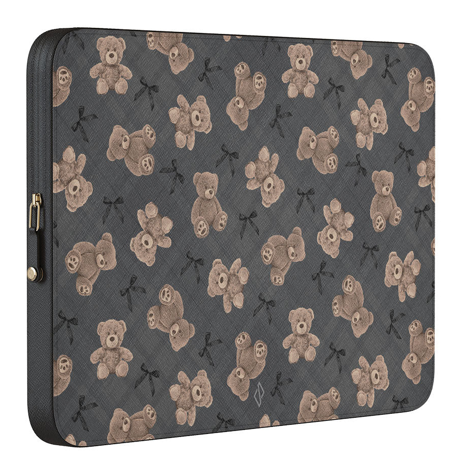 Burga Laptop Sleeve BFF 13" Schutzhülle Leder Grau