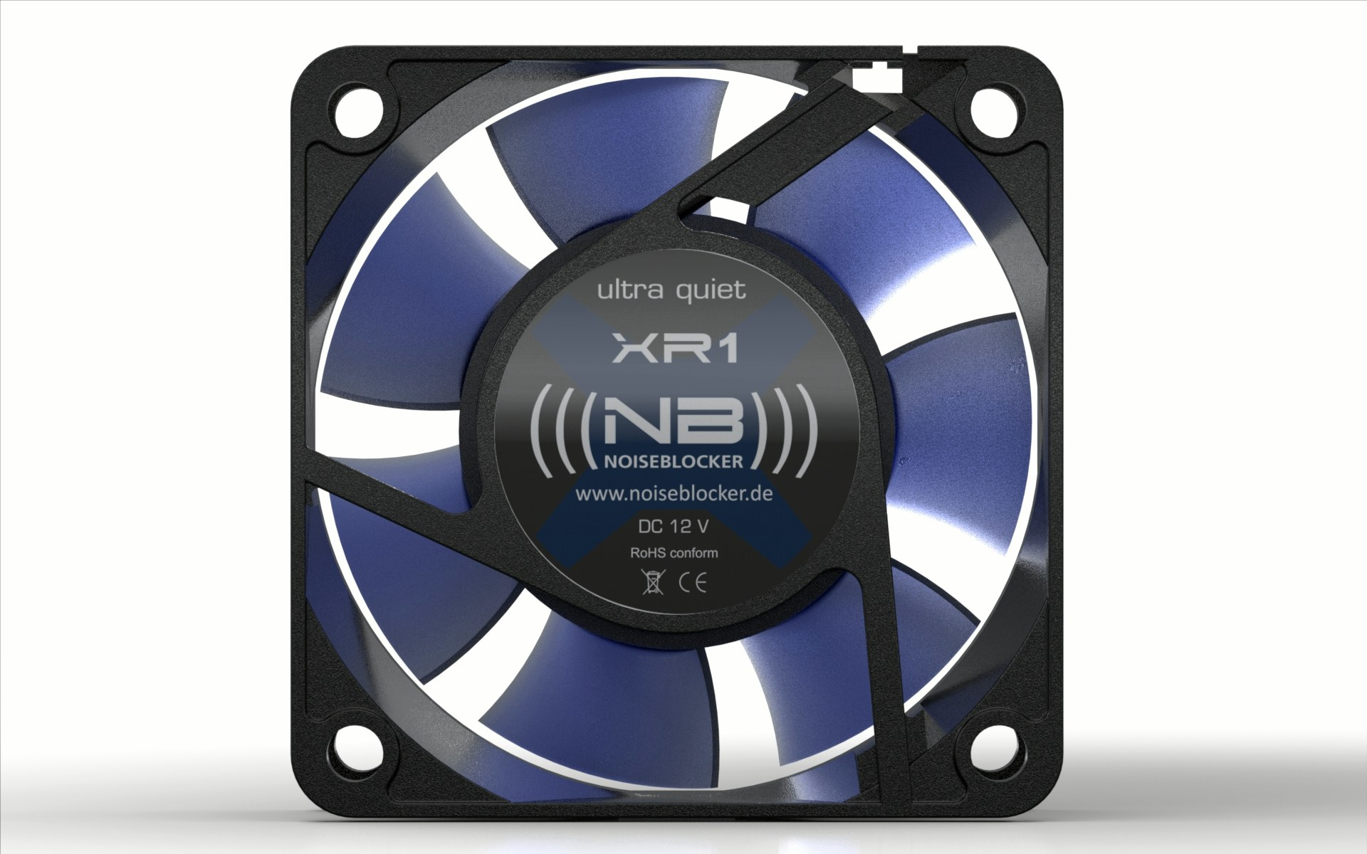 Noiseblocker BlackSilentFan XR-1 60 mm Gehäuselüfter Schwarz