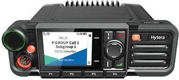 HYTERA HM785LG BT Uv UHF Niedrige Leistung 1-25W IP54 mit GPS und Bluetooth / Lautsprechermikrofon/Halterungssatz/Netzkabel (HM785LG BT UV)