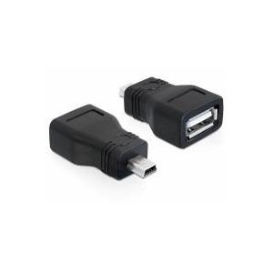 Delock Adapter USB2.0-A Buchse > mini USB Stecker 65277