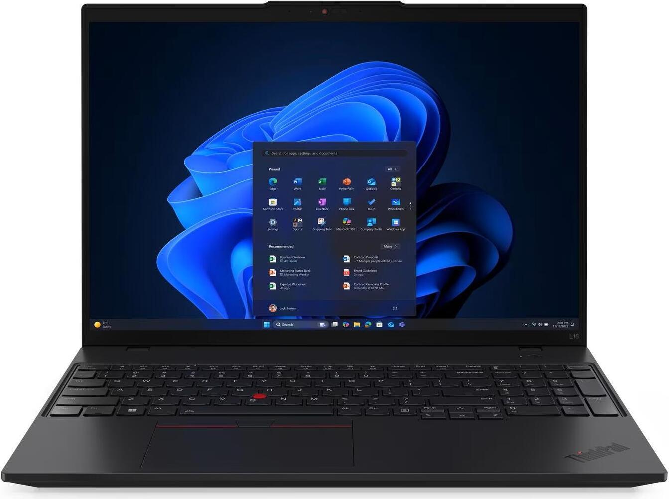 Lenovo ThinkPad L16 Gen 2 16" Core Ultra 5 225U 32 GB RAM 1 TB SSD Schwarz