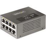 StarTech.com 4-Port Multi-Gigabit PoE++ Injector, 5/2,5G Ethernet (NBASE-T), PoE/PoE+/PoE++ (802,3af/802,3at/802,3bt), 160Watts Power Budget, Wall/DIN Rail Mountable (AS445C-POE-INJECTOR)