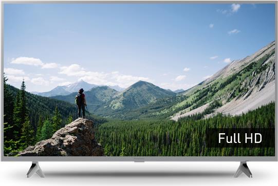 Panasonic TX-43MSW504S Fernseher 109,2 cm (43") 4K Ultra HD Smart-TV WLAN Schwarz (TX-43MSW504S)