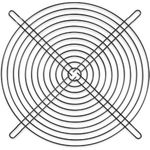 Alphacool Lüftergitter 200mm schwarz (10339)