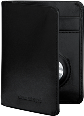 dbramante1928 Billund AirTag Slim Wallet Schwarz Leder (BIATGTBL1678)