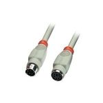 Lindy PS/2 Tastatur-/Mausverlängerungskabel 5m Externes PS/2 Kabel zur Verlängerung von Maus oder Tastatur (33463)