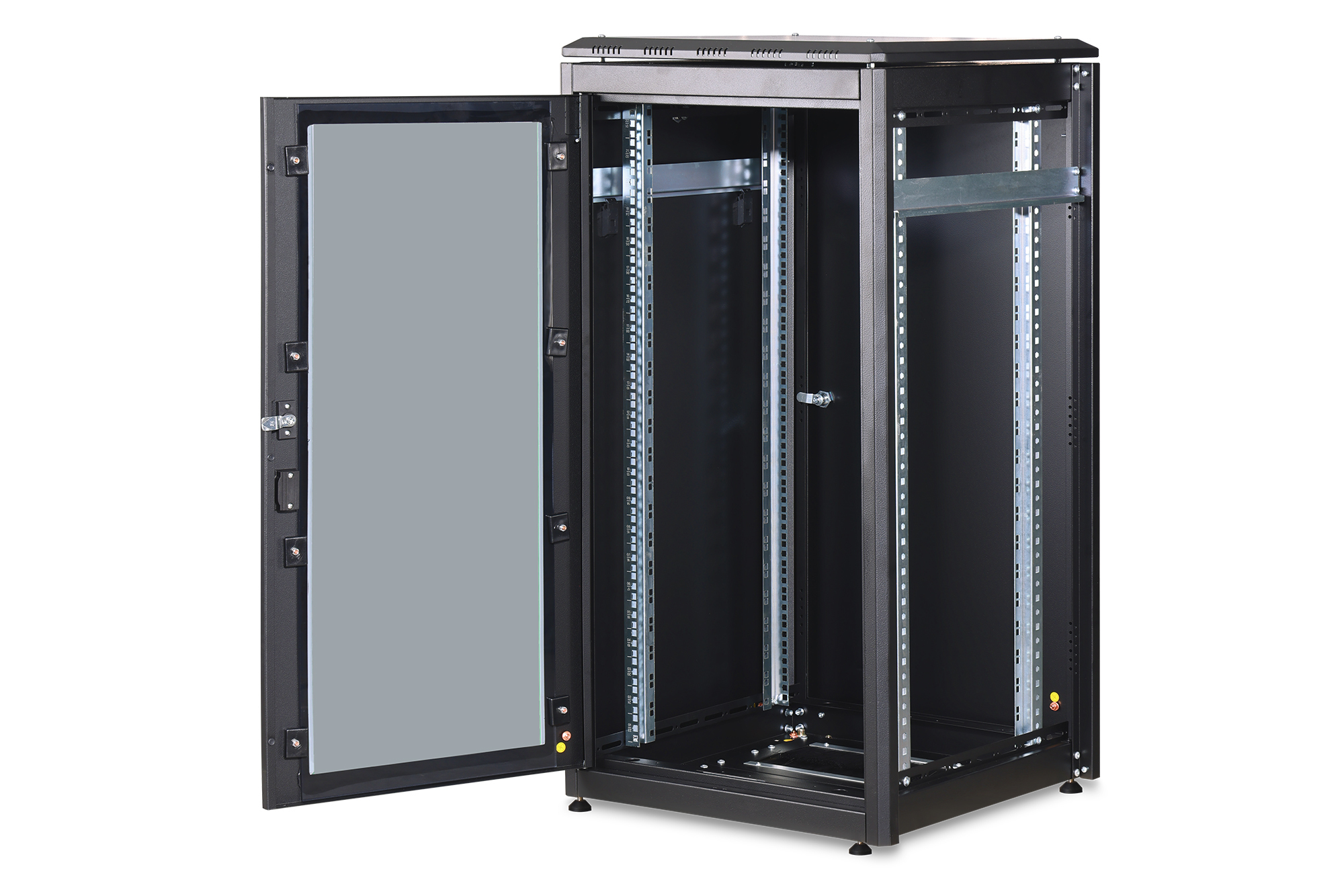Digitus Unique Netzwerkschrank DN-19 22U-6/6-B-1, 22U 19", 600x600 mm, Schwarz RAL 9005