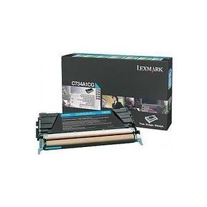 Lexmark RETURN PROGRAM TONER CARTRIDGE CYAN 6K PGS F/ C736X/ X73X (0C734A1CG)