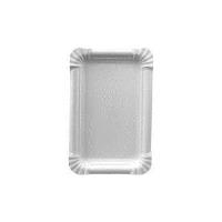 PAPSTAR Papp-Teller "pure" eckig, Maße: 165 x 200 mm, weiß aus 100% Frischfaserkarton, lebensmittelecht, kompostierbar - 1 Stück (11071)