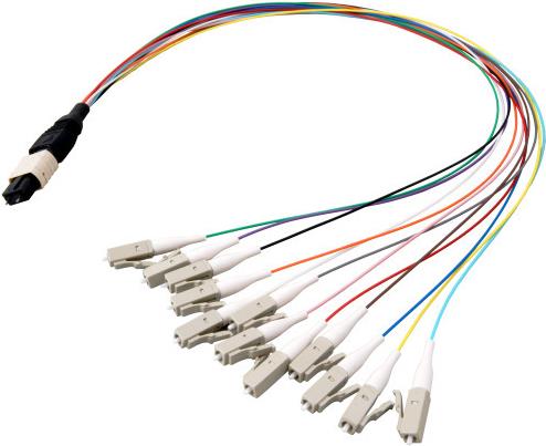 EFB-Elektronik MTP¬-M/LC 8-Fasermatrix Fanout Kabel OM4, LSZH erika-violett, 0,4m Hersteller: EFB Elektronik (MTPM08LCOM4-0,4)