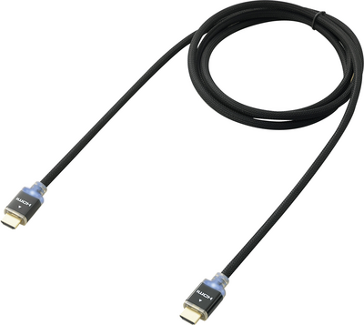 SpeaKa Professional HDMI Anschlusskabel mit LED [1x HDMI-Stecker - 1x HDMI-Stecker] 2 m Schwarz SpeaKa Professional (SP-7870464)