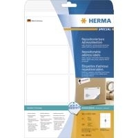 HERMA Special Wiederverwendbare, selbstklebende, matte Adressetiketten aus Papier (10018)