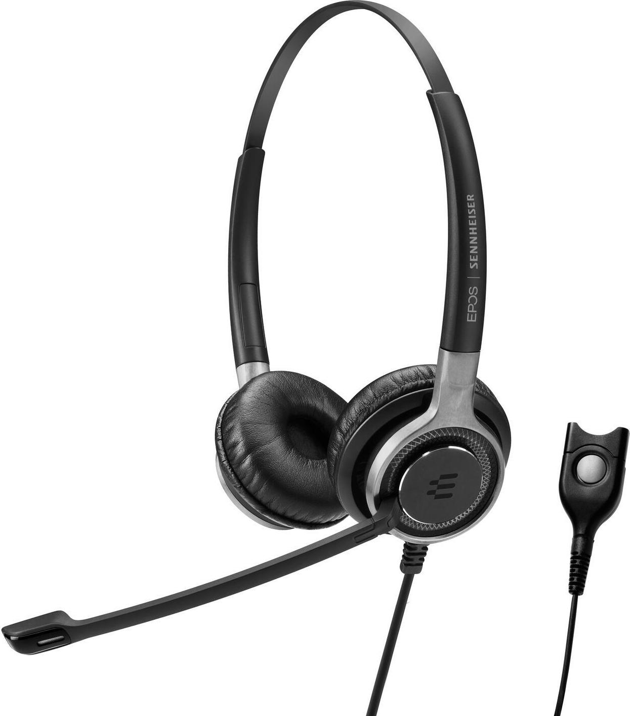 EPOS IMPACT SC 660 On-Ear Headset Easy Disconnect Schwarz, Silber