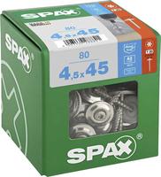 SPAX 4587000450456 Spenglerschraube 4.5 mm 45 T-STAR plus Edelstahl A2 80 St. (4587000450456)