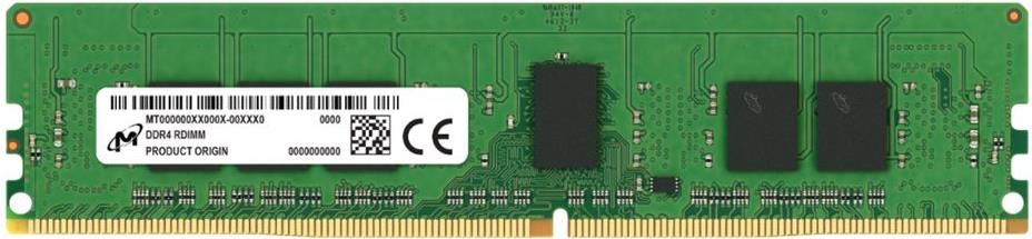 Micron DDR4 RDIMM 16GB 1Rx8 3200 CL22 1.2V ECC (MTA9ASF2G72PZ-3G2F1R)