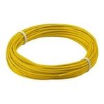 Wentronic Goobay Kupferlitze isoliert, Gelb, 10 m - 1-adrig, mehrdrahtig (18 x 0,1 mm) (55041)