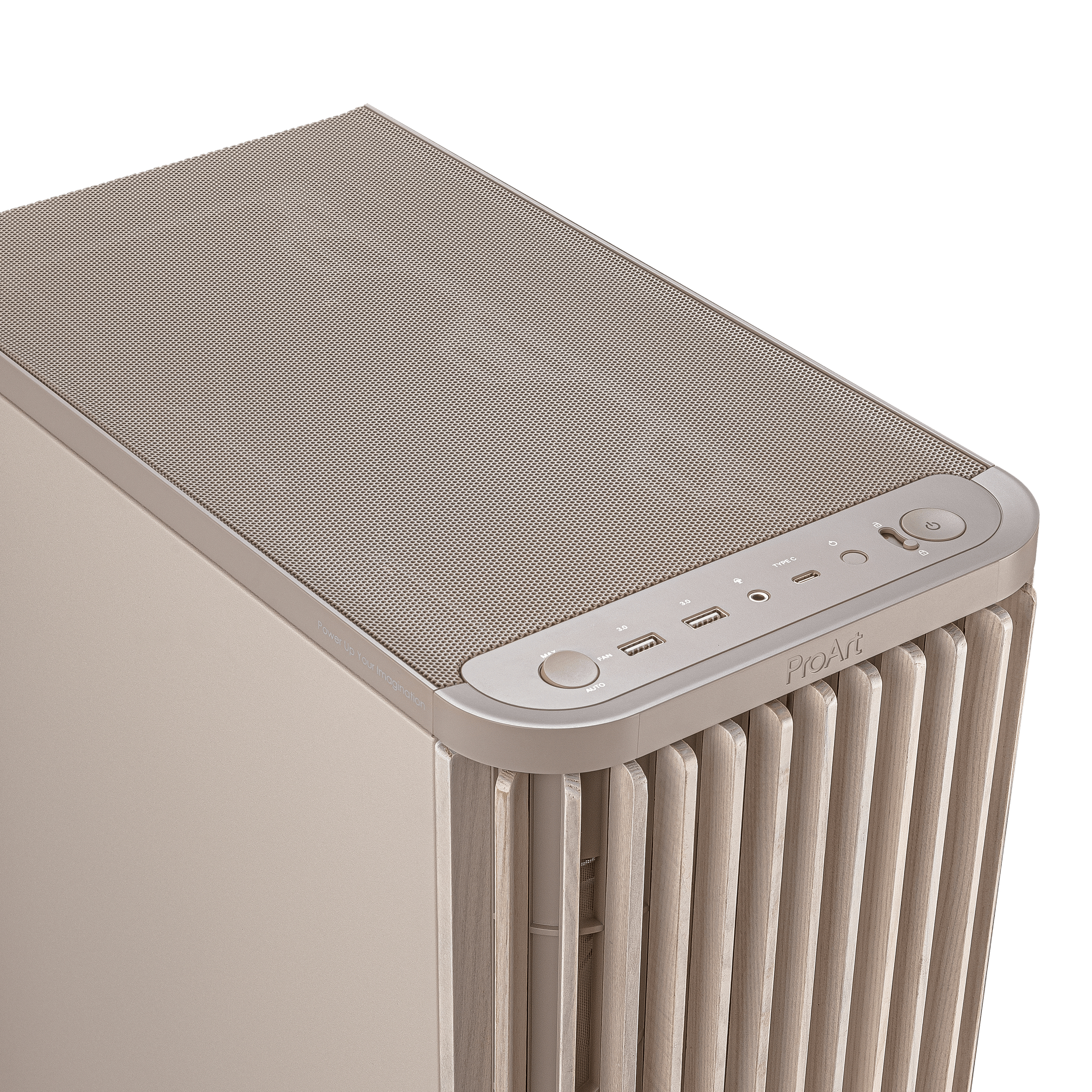 ASUS ProArt PA401 Wood Edition Tower-Gehäuse ATX Beige