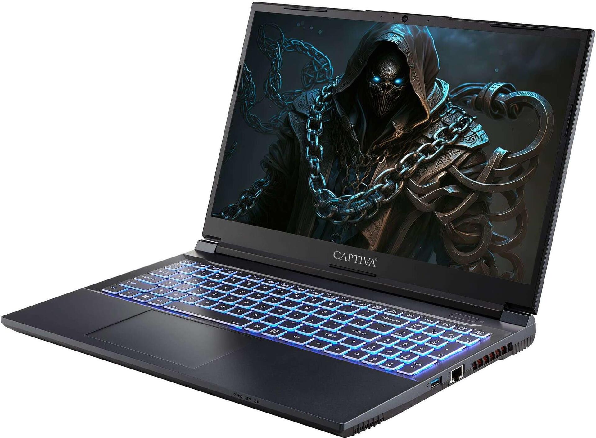 CAPTIVA Advanced Gaming I79-792ES Laptop 39,6 cm (15.6") Full HD Intel® Core™ i9 64 GB DDR5-SDRAM 2 TB SSD NVIDIA GeForce RTX 4050 Wi-Fi 6 (802.11ax) Schwarz (79792)