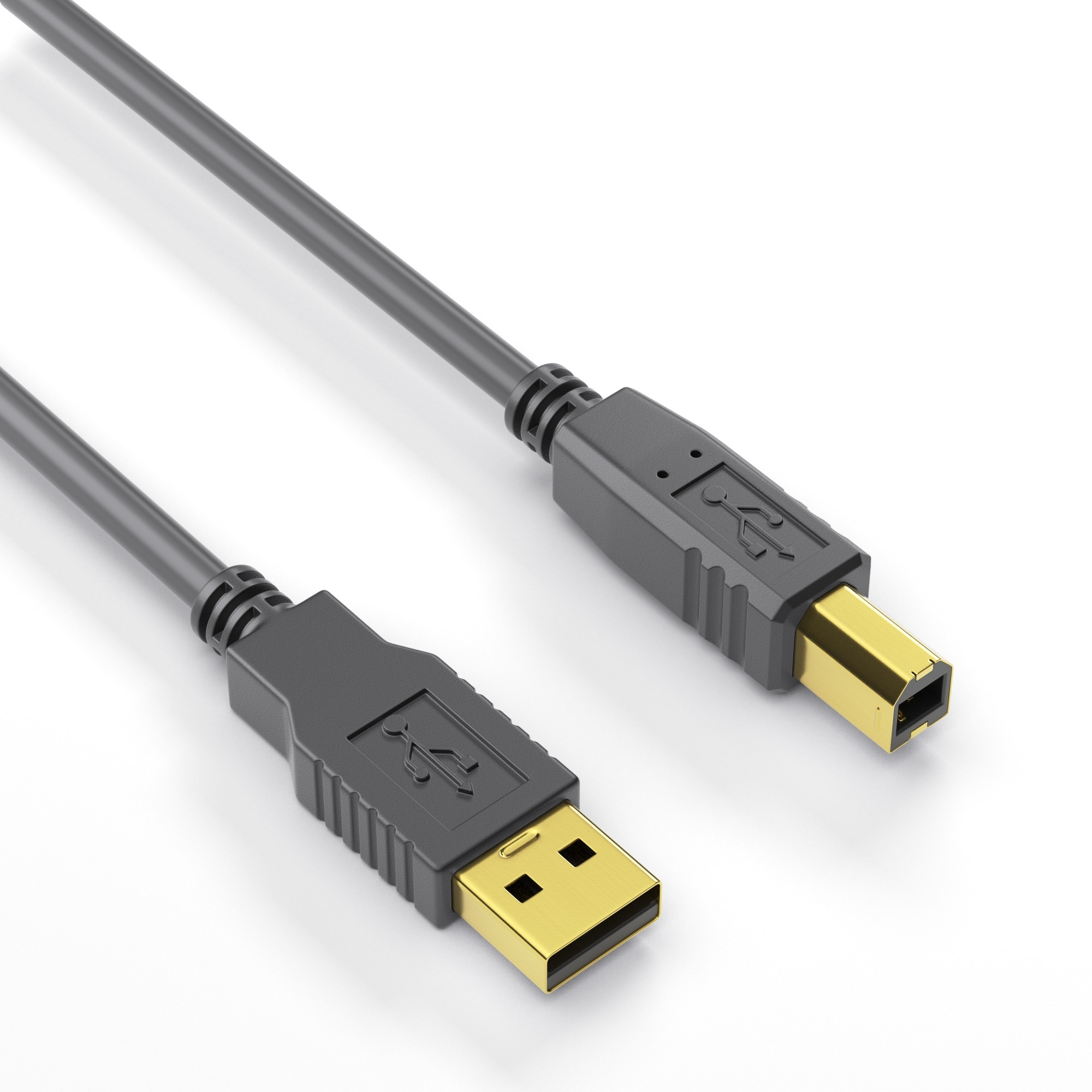 PureLink DS2000-100 USB 2.0 Aktivkabel USB A auf USB B 10 m Schwarz