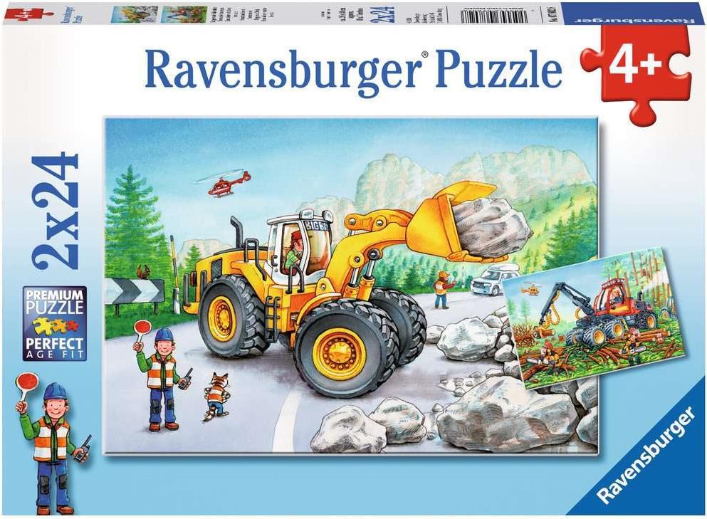 Bagger und Waldtraktor (7802)