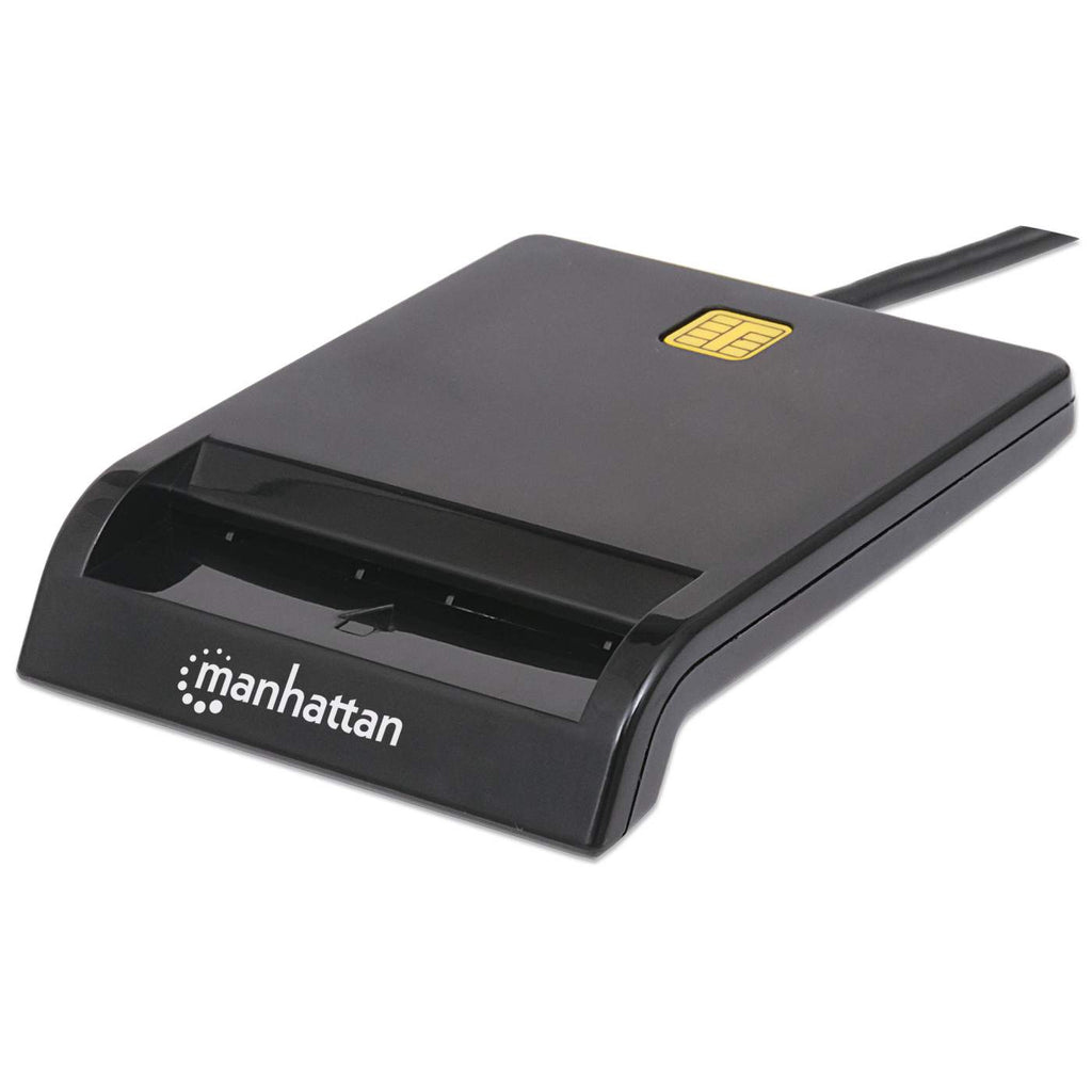 Manhattan 102049 SmartCard-Lesegerät USB 2.0 Schwarz