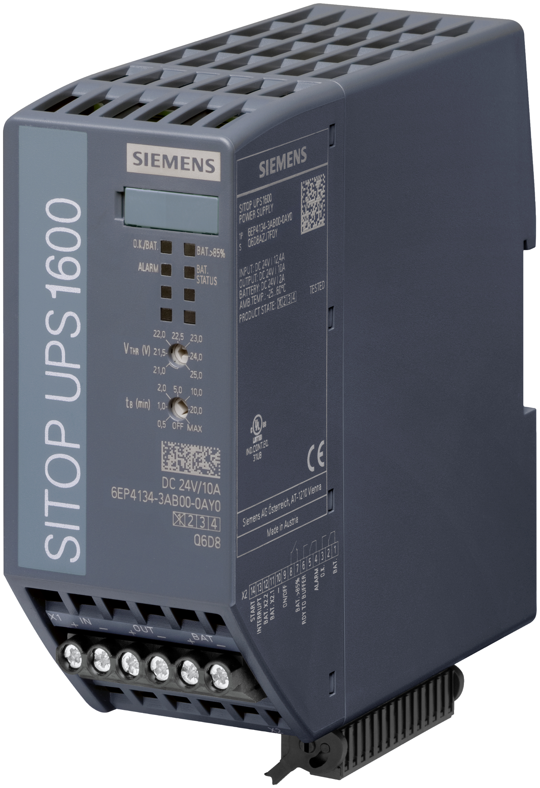 Siemens SITOP UPS1600 DC/DC 24V/10A Unterbrechungsfreie Stromversorgung