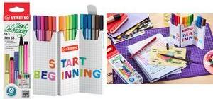 STABILO Pen 68 Filzstifte farbsortiert, 18 St. (6818/8)