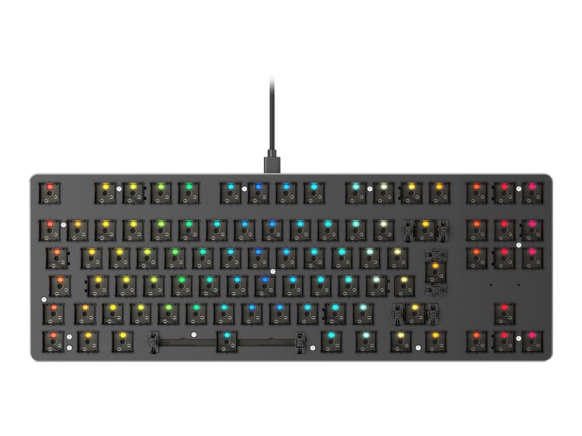 Glorious GMMK TKL ISO Customized Tastatur USB RGB Schwarz