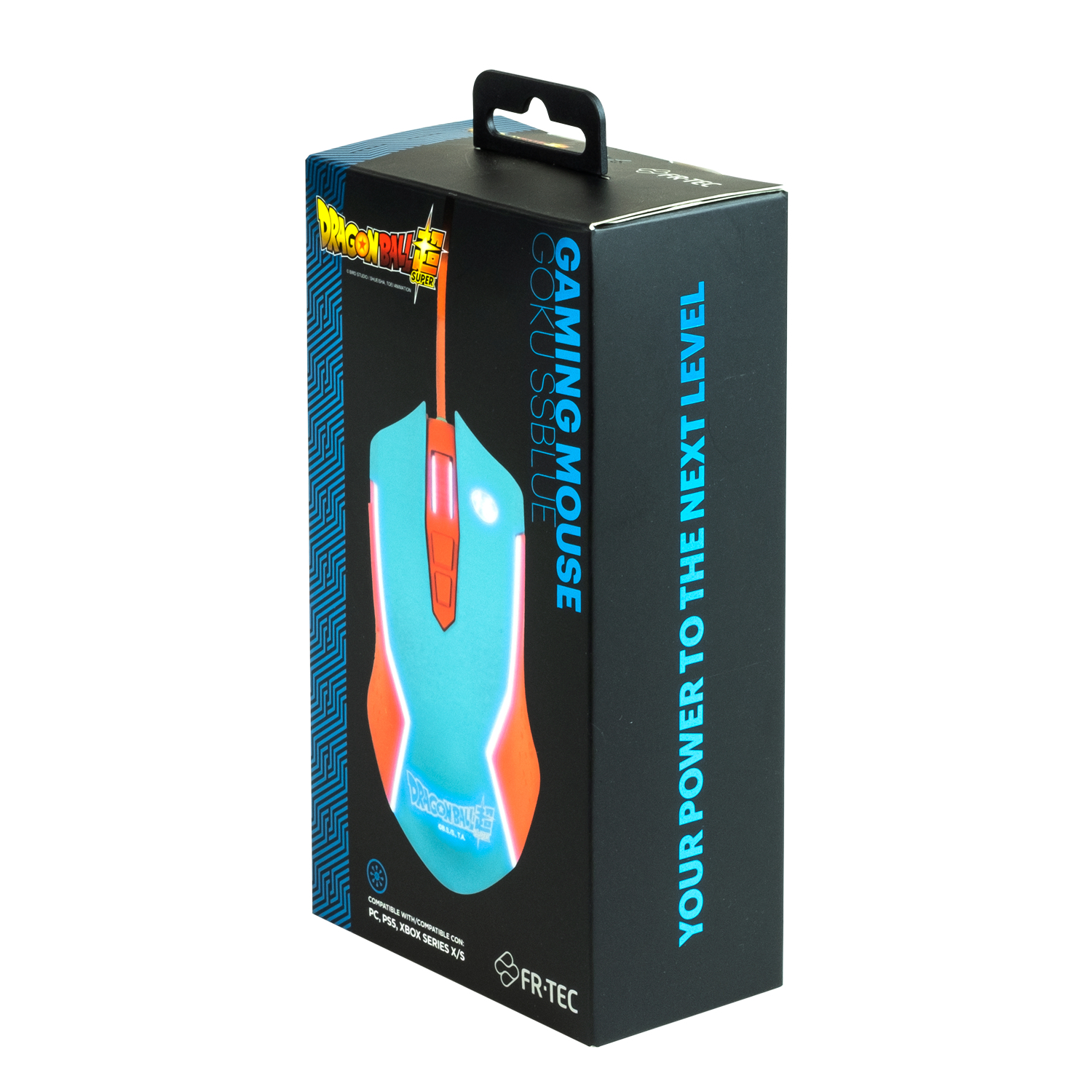 Blade Dragon Ball Super Gaming-Maus Kabelgebunden 8000 DPI USB Typ-A Blau, Orange
