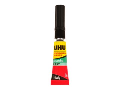 UHU Sekundenkleber EASY 3 g Transparent