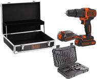 Black&Decker Akku-Schlagbohrschraube BDCHD18B2FC 2x1,5Ah 18V (BDCHD18B2FC-QW)