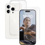 PanzerGlass SAFE. by ™ 2-in-1 Set iPhone 15 Pro. Markenkompatibilität: Apple, Kompatibilität: Apple - iPhone 15 Pro. Trockene Anwendung. Schutzfunktion: Kratzresistent, Schockresistent. Material: Gehärtetes Glas, Polyethylenterephthalat, Produktfarbe: Transparent. Menge pro Packung: 1 Stück(e) (SAFE95577)
