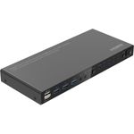 MicroConnect 4Ka60Hz HDMI KVM switch 4x1 4 4 4 USB 3.0 (MC-HDMIKVM0401-USB3-4K)