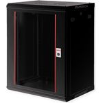 ROLINE 19 Zoll Wandgehäuse Basic Plus 600x450 BxT schwarz - Wandgehäuse (26.21.0287)