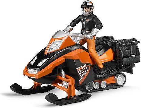 bruder Snowmobil mit Fahrer und Ausstattung (63101)