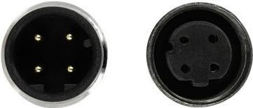 Delock Netzwerkkabel M12 4 Pin D-kodiert Stecker zu Buchse TPU 5 m (85436)