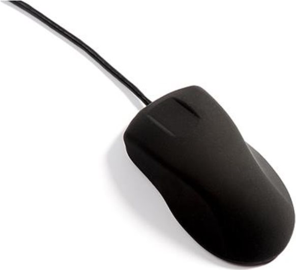 Mouse Active Key AK-PMH1 Disinfectible Optical Mouse with Scroll Wheel Sensor USB black (AK-PMH1OS-US-B)