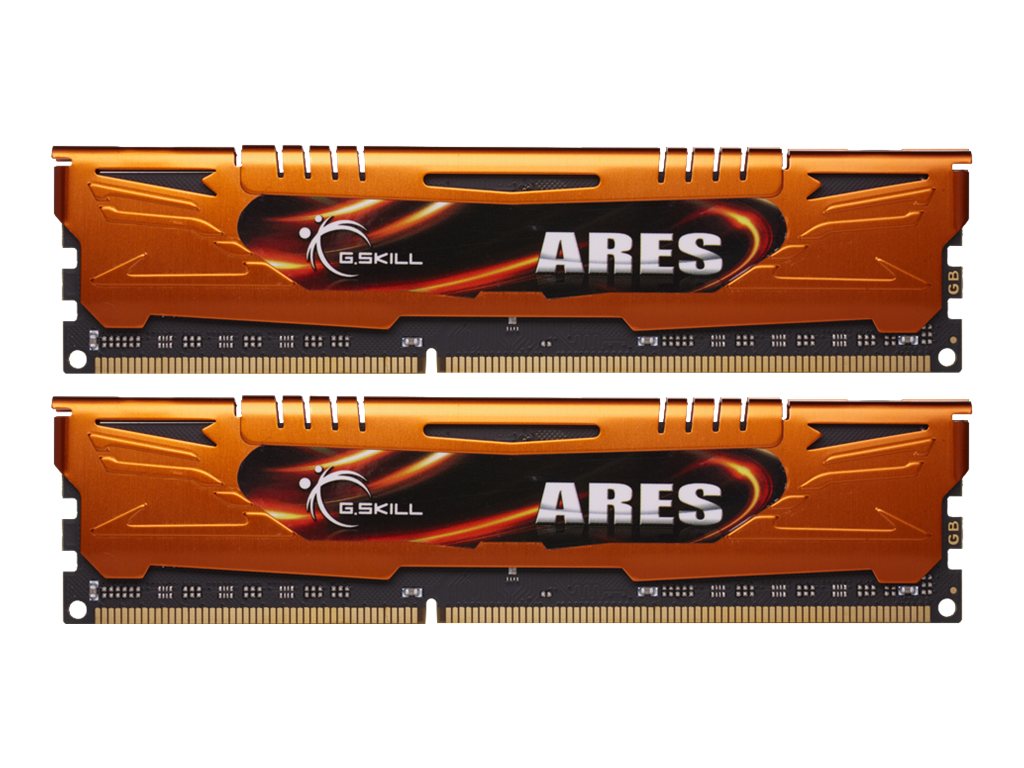 G.Skill ARES Speicher-Kit 16 GB (2 x 8 GB) DDR3 1600 MHz DIMM 240-PIN CL10 Orange