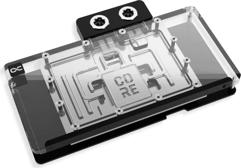 Alphacool Core RX 9070 XT Nitro+ transparent/chrom inkl. Backplate (14778) (geöffnet)
