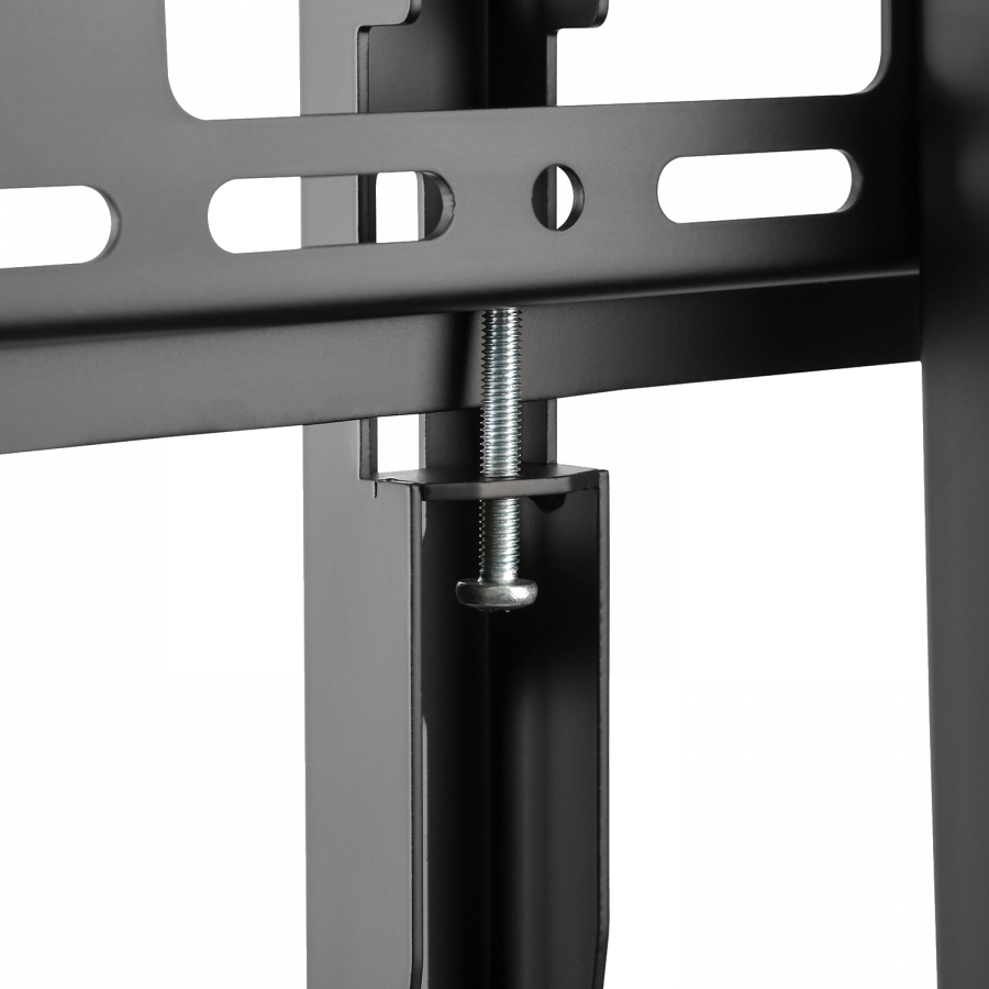 V7 TVCART3 Displaywagen für 60"–105" Displays 150 kg Traglast Schwarz