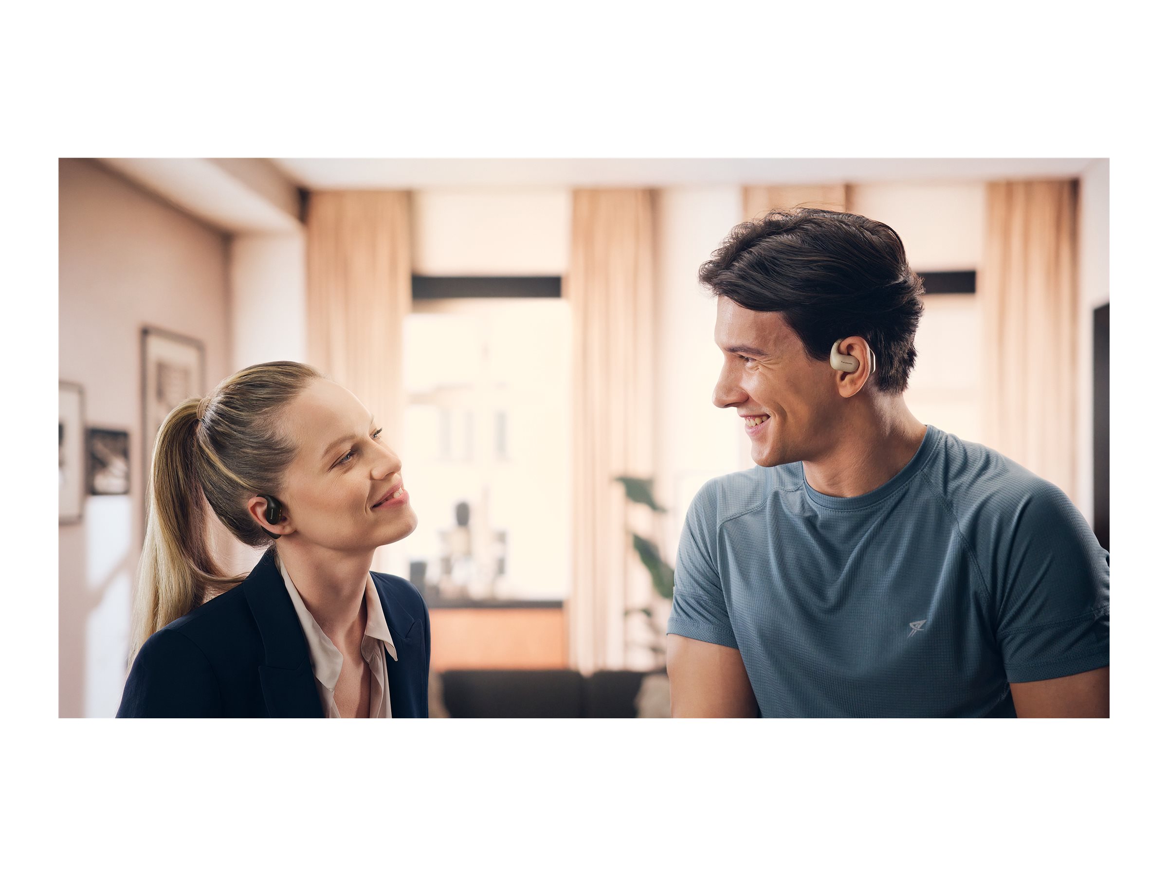 Panasonic RB-F10DE Bluetooth Open-Ear True Wireless Kopfhörer Schwarz
