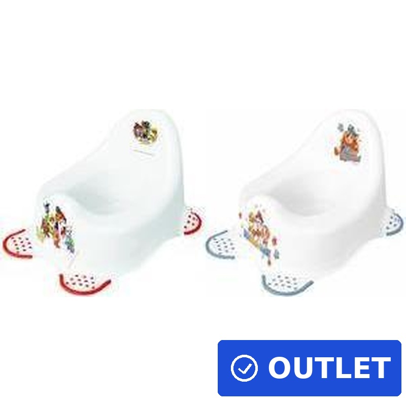 keeeper kids Babytopf "adam Paw Patrol", weiß / blau mit Aufdruck, mit gummierten Füßen, Material: PP, - 1 Stück (1867010029300) (geöffnet)