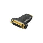 Wentronic Goobay HDMI™ / DVI-I Adapter, HDMI Standard-Buchse (Typ A), Schwarz - 19-pol. HDMI™-Buchse > DVI (24+5) Buchse (68690)