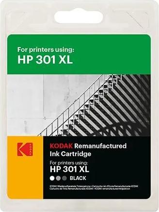 185H030130 KODAK HP 2510 TINTE BLK CH563EE/301XL 550Seiten 15ml (185H030130)